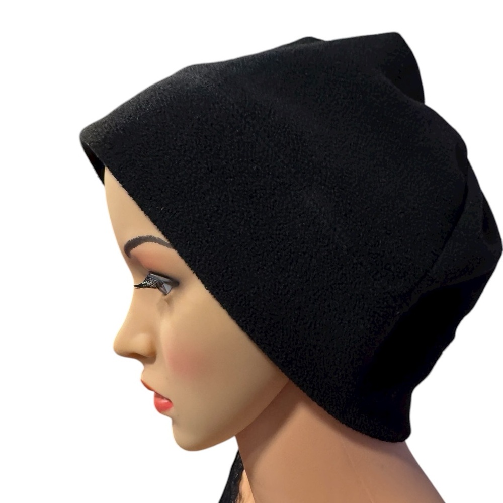 Stylish Black Beanie Hat Kids Boys Girls OS - Picture 5 of 13